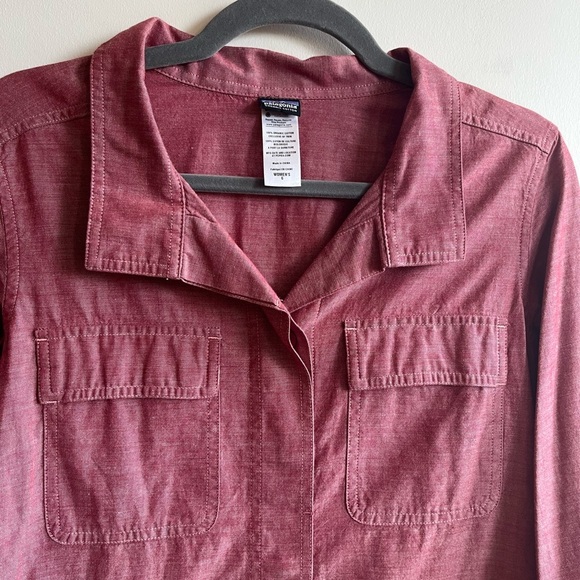 Patagonia W's Long-Sleeved Chambray Shirt - Picture 5 of 12